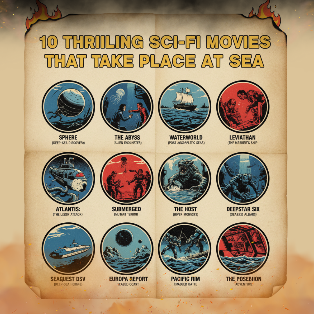 10 Thrilling Sci-Fi Films on the Ocean