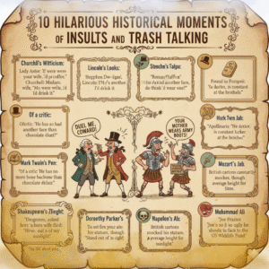 10 Hilarious Historical Moments of Insults and Trash Talking