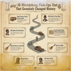 10 Hitchhiking Pick-Ups That Genuinely Changed History