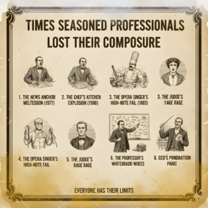 Times Seasoned Professionals Lost Their Composure